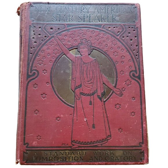 Lot of 2 Antique/Vintage Books - Shakespeare, New Century American Star Speaker - Picture 2 of 12